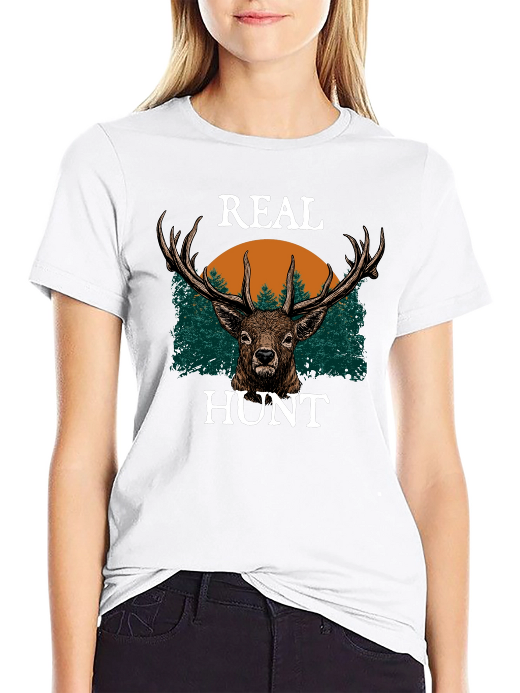 Real Hunt Deer Graphic Tee