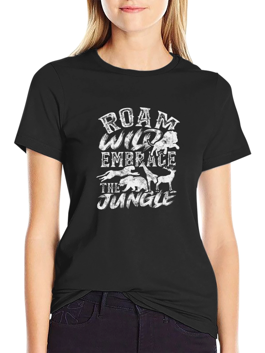 Roam Wild Embrace Jungle Graphic T-Shirt