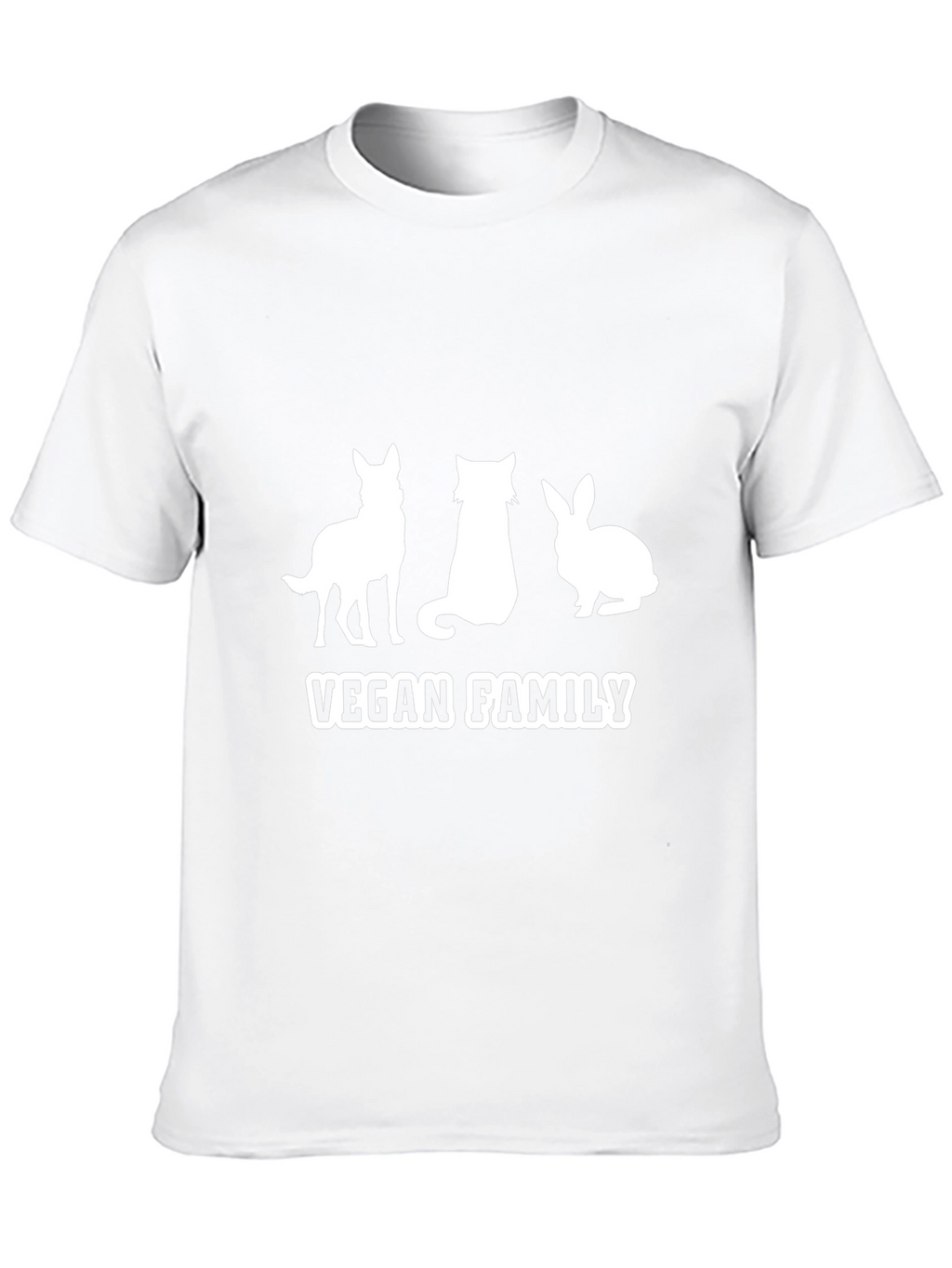Vegan Family T-Shirt - Dog Cat Rabbit