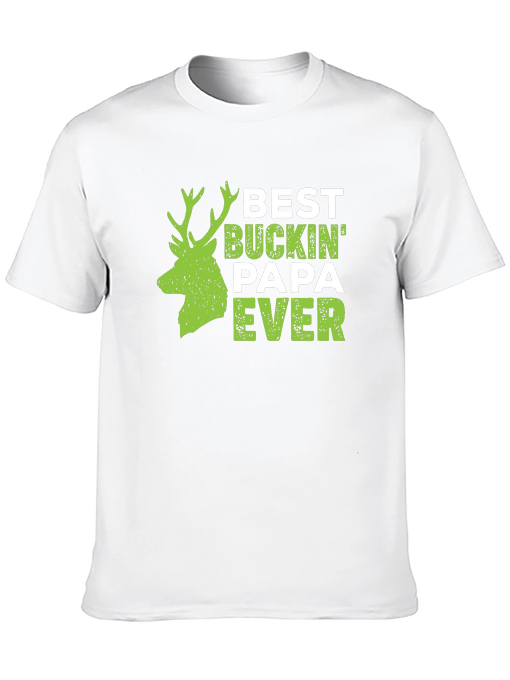 Best Buckin Papa Ever Mens Graphic T-Shirt