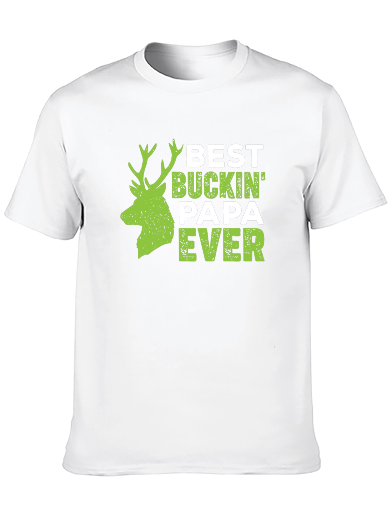 Best Buckin Papa Ever Mens Graphic T-Shirt