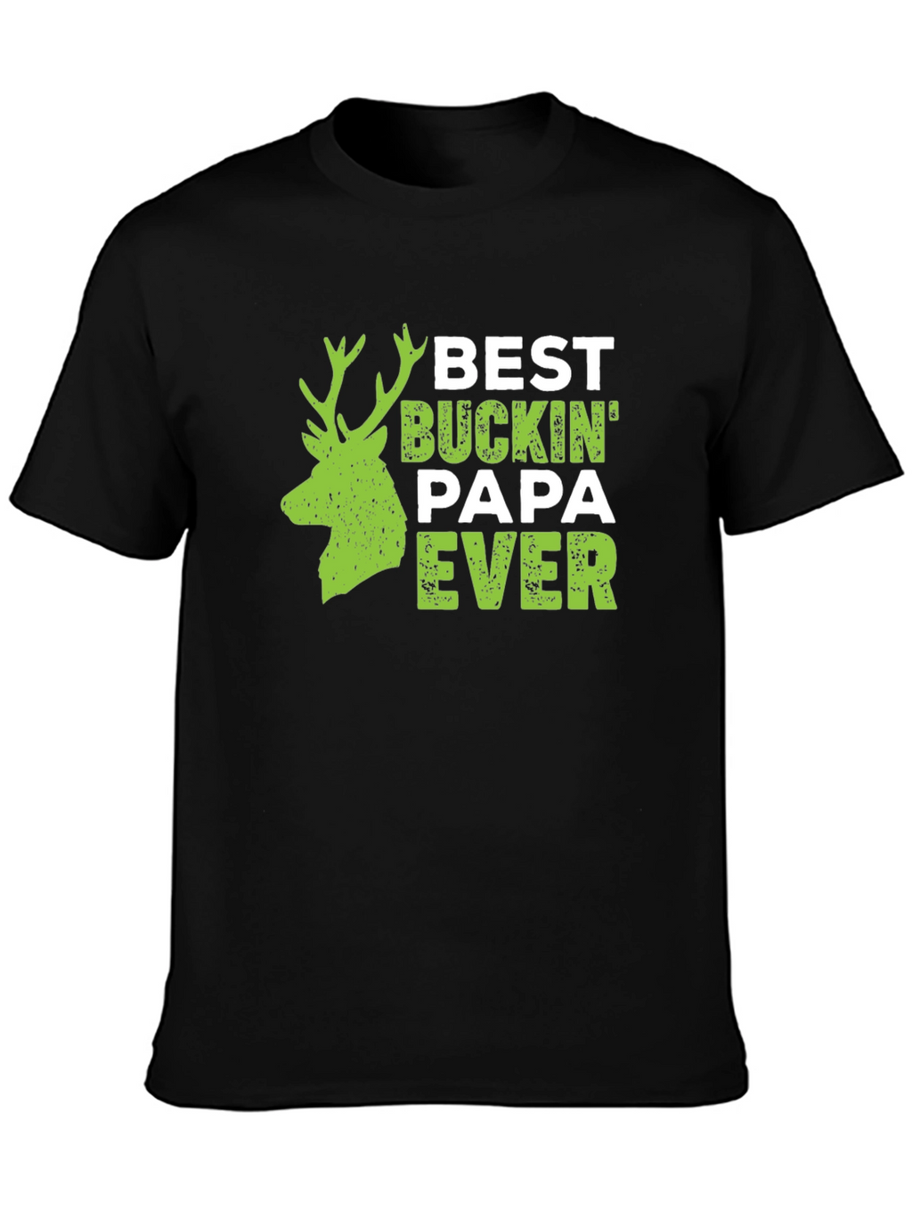 Best Buckin Papa Ever Mens Graphic T-Shirt