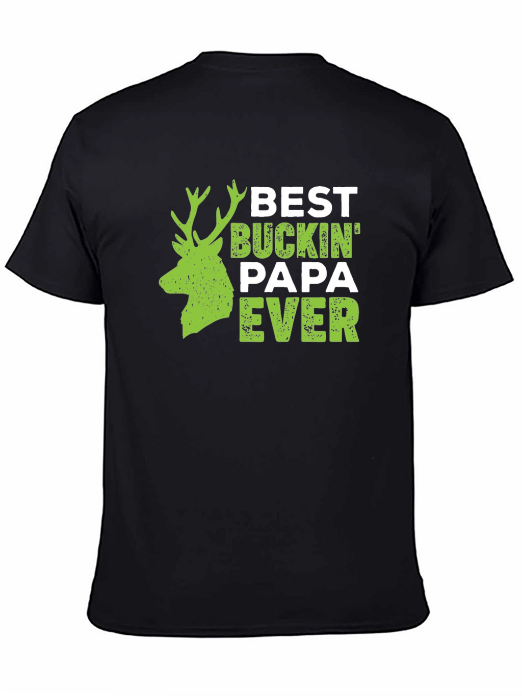 Best Buckin Papa Ever Mens Graphic T-Shirt