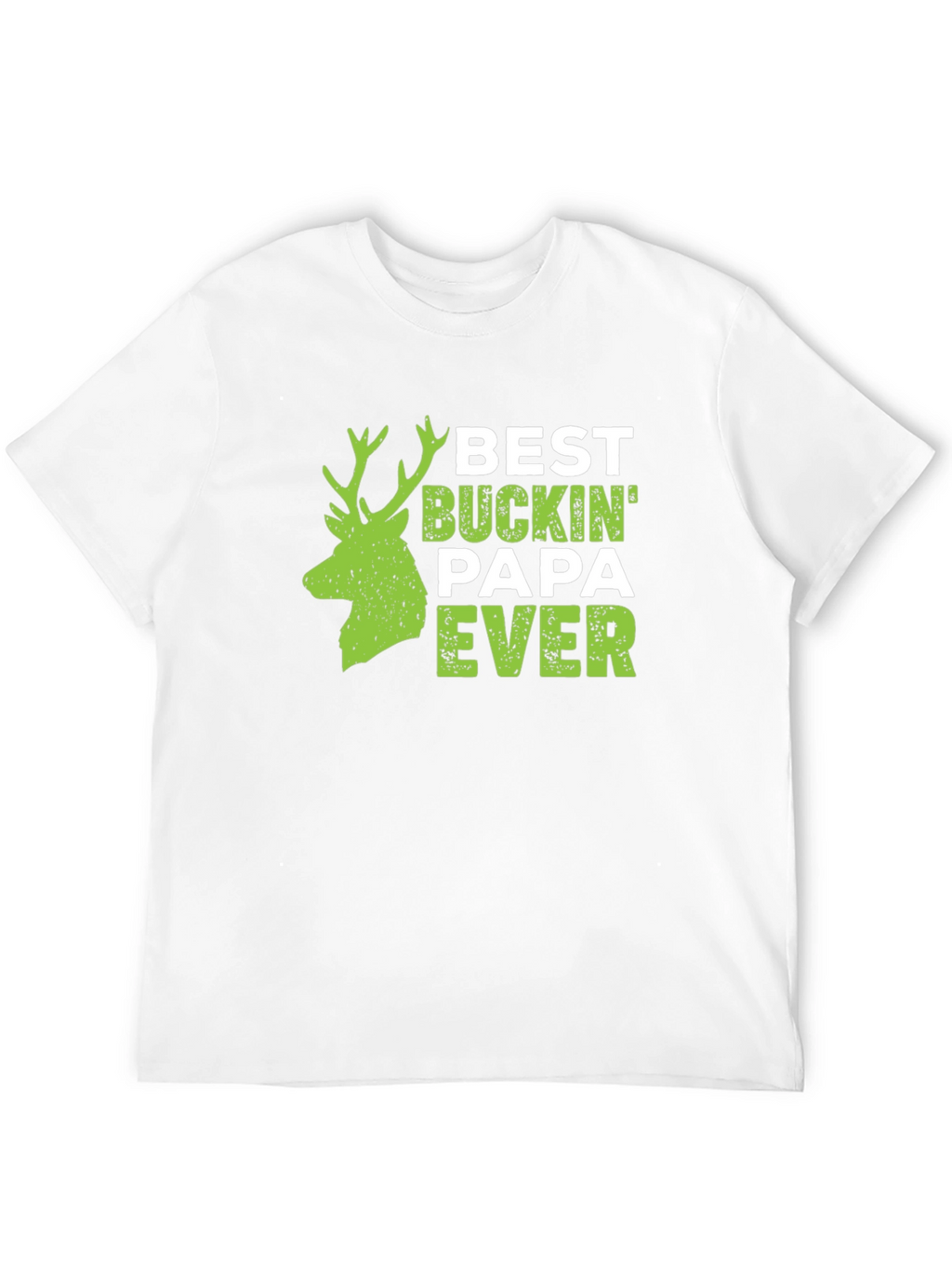 Best Buckin Papa Ever Mens Graphic T-Shirt