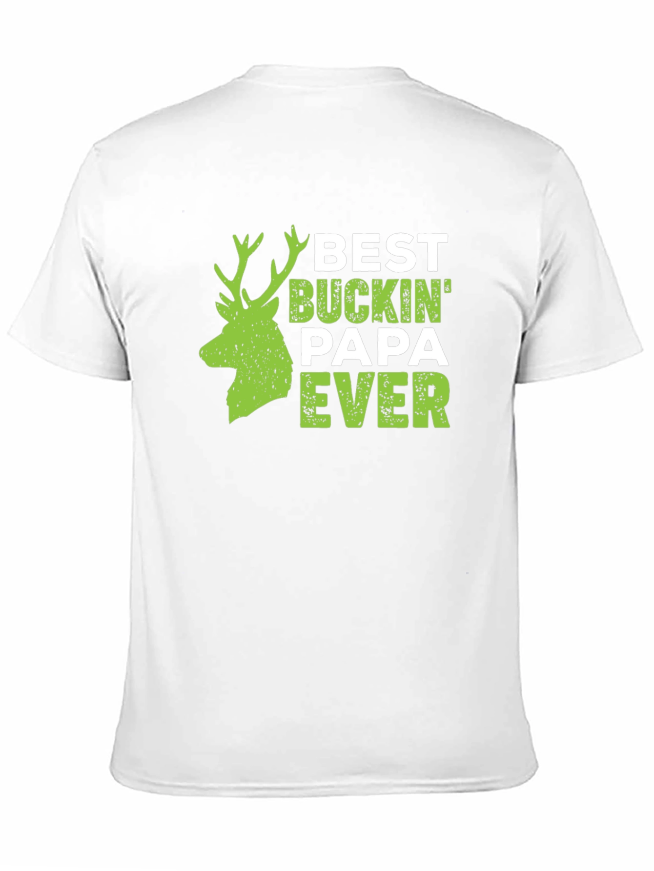 Best Buckin Papa Ever Mens Graphic T-Shirt