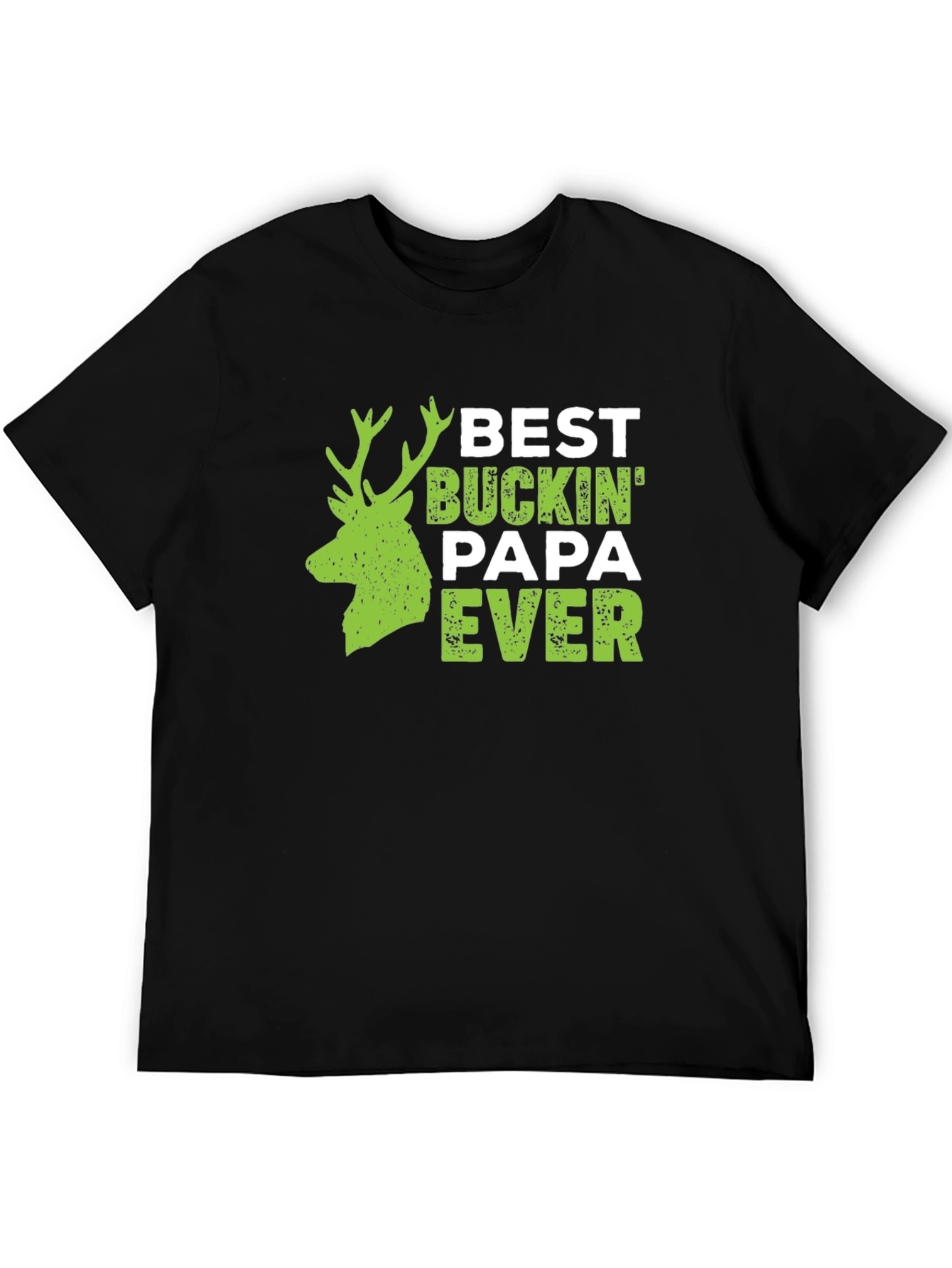 Best Buckin Papa Ever Mens Graphic T-Shirt