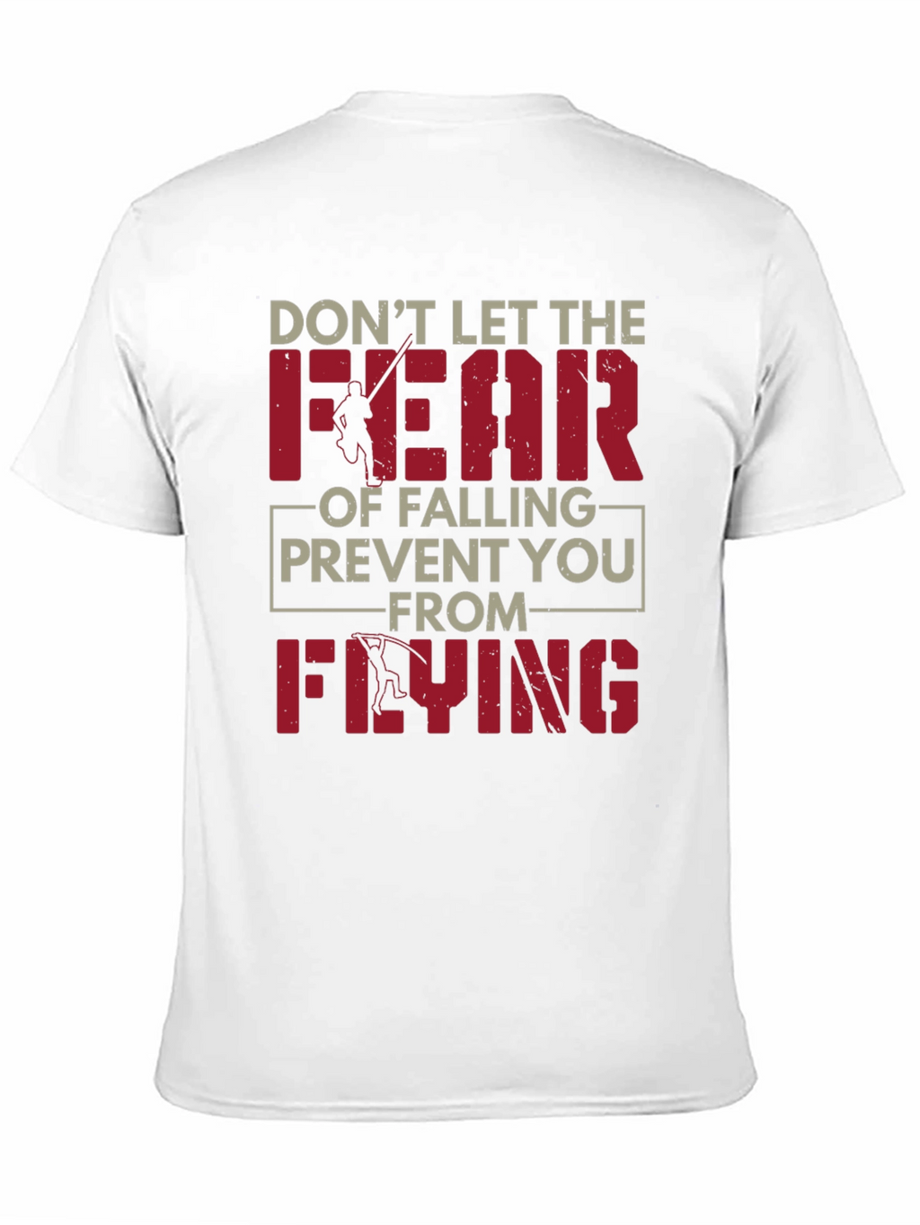 Fear of Falling Flying Black Graphic Tee