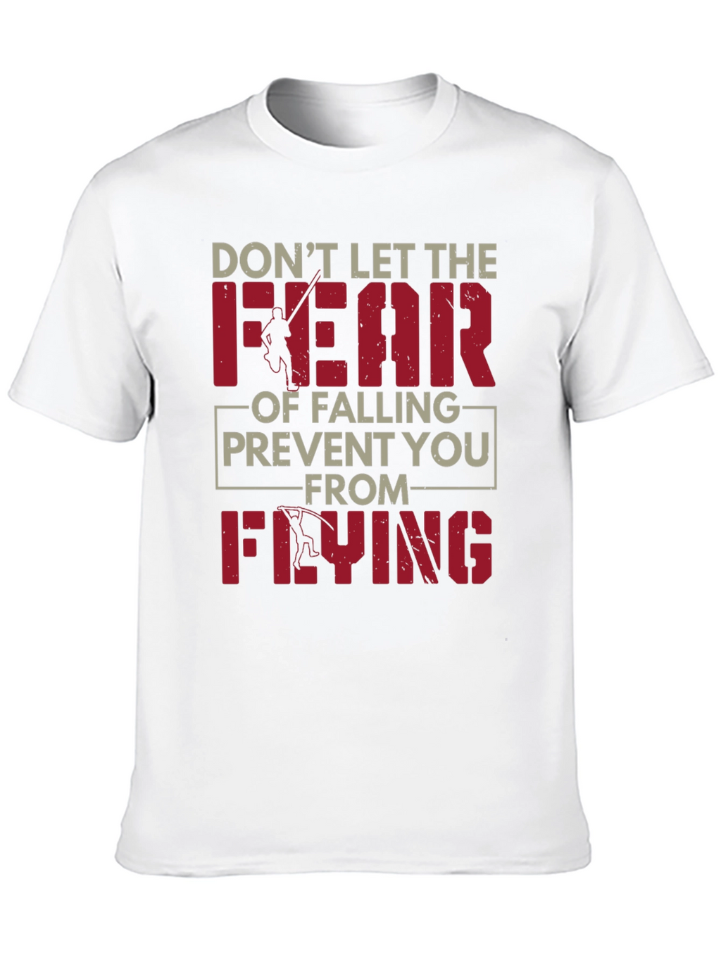 Fear of Falling Flying Black Graphic Tee