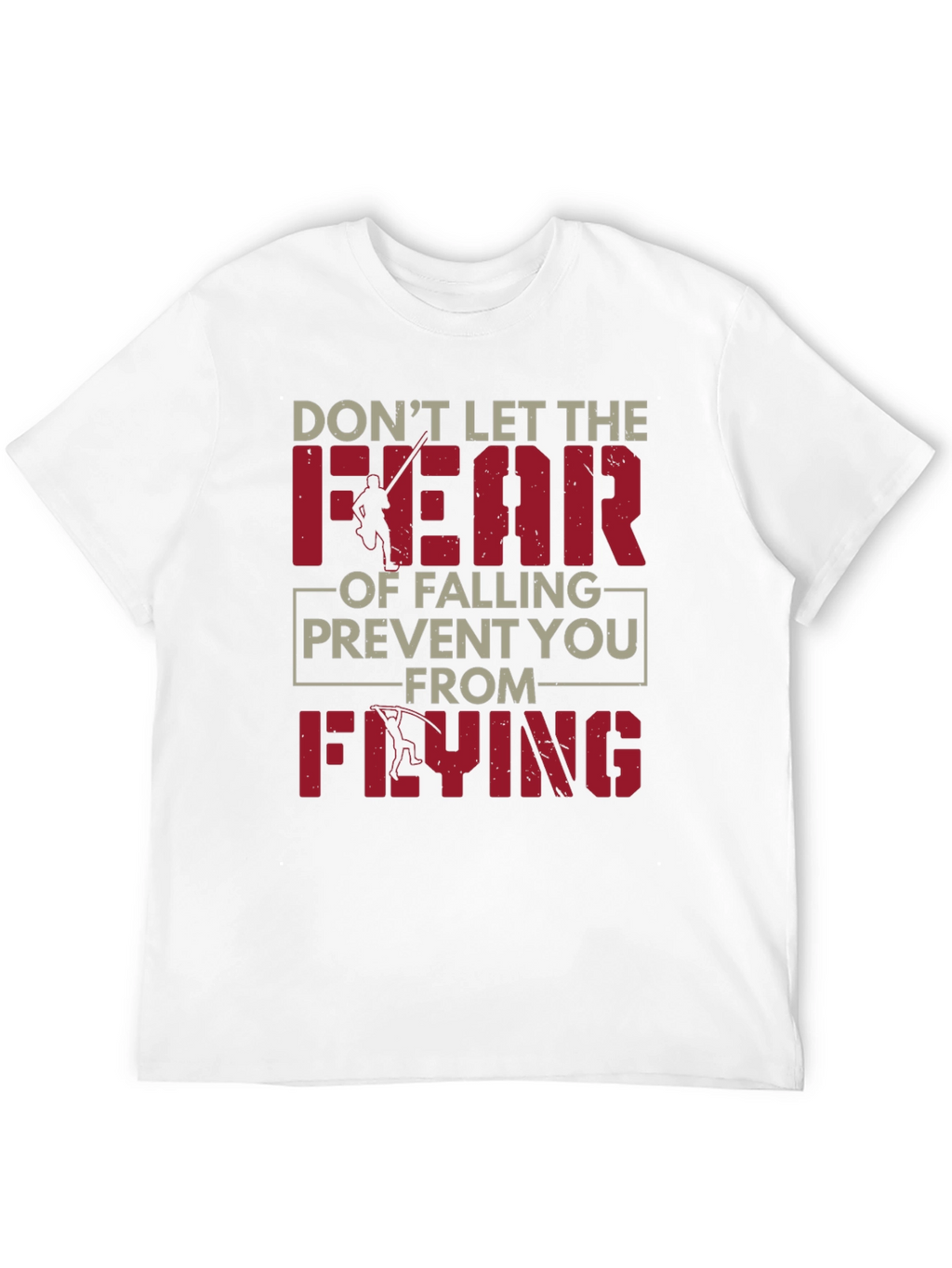 Fear of Falling Flying Black Graphic Tee