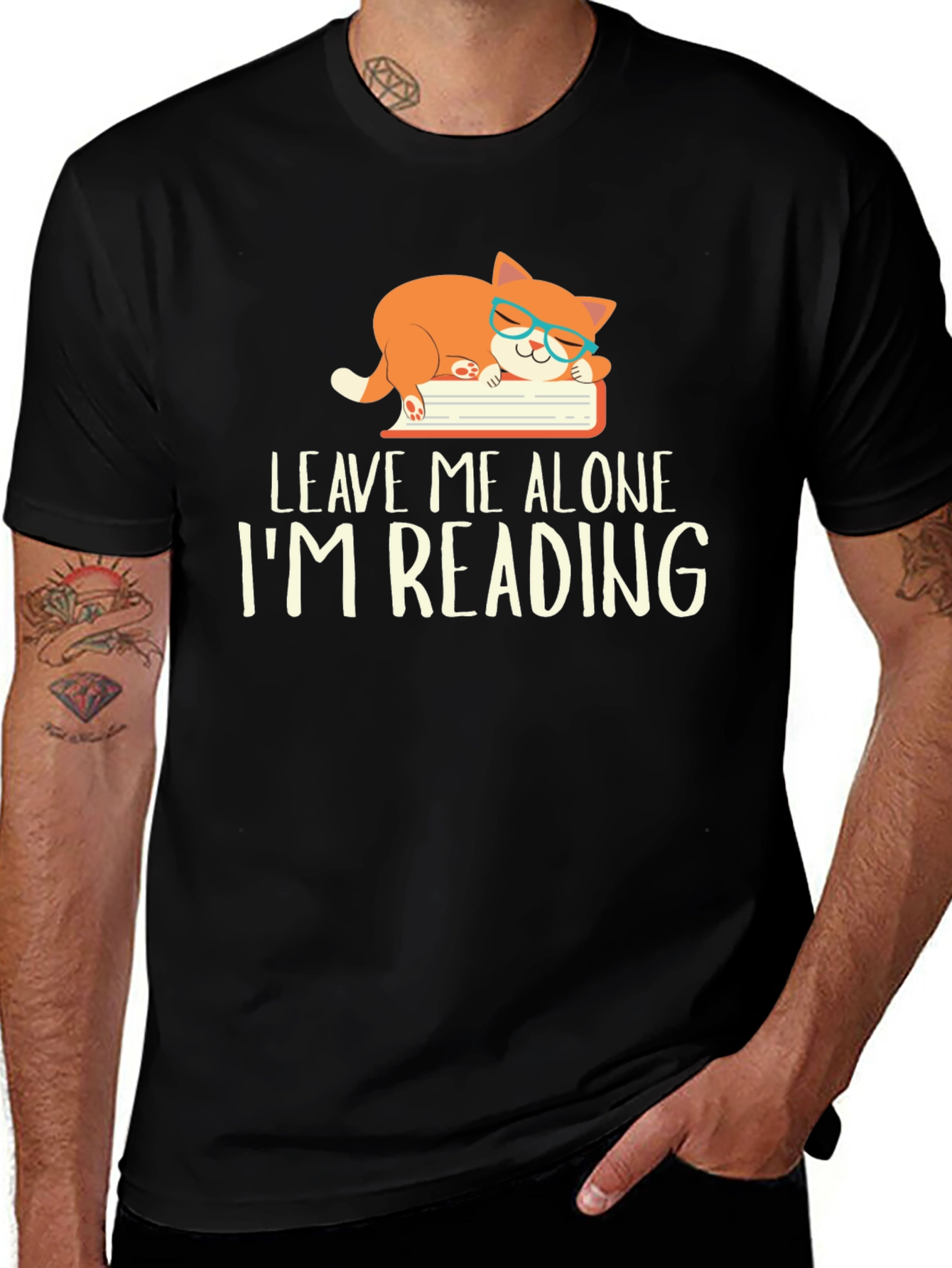 Leave Me Alone Im Reading Cat T-Shirt