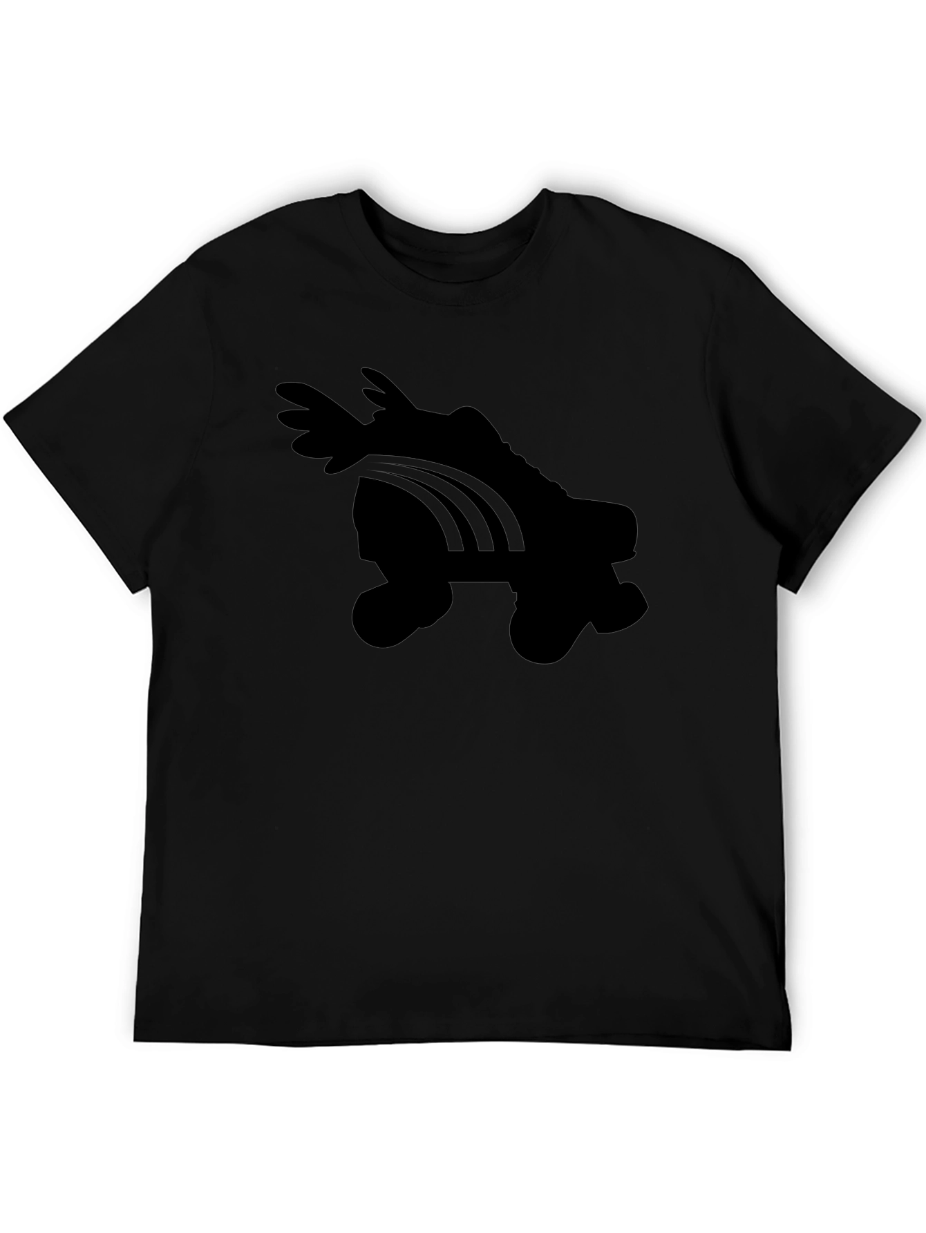 Roller Skate Graphic Tee - Black T-Shirt