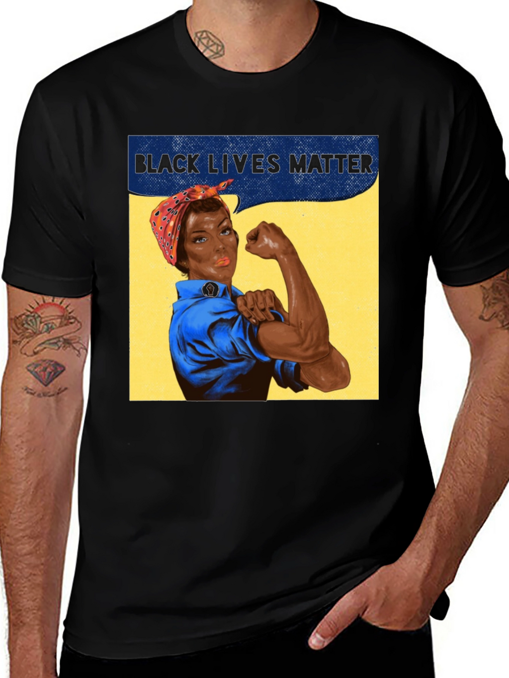 Rosie the Riveter BLM T-Shirt