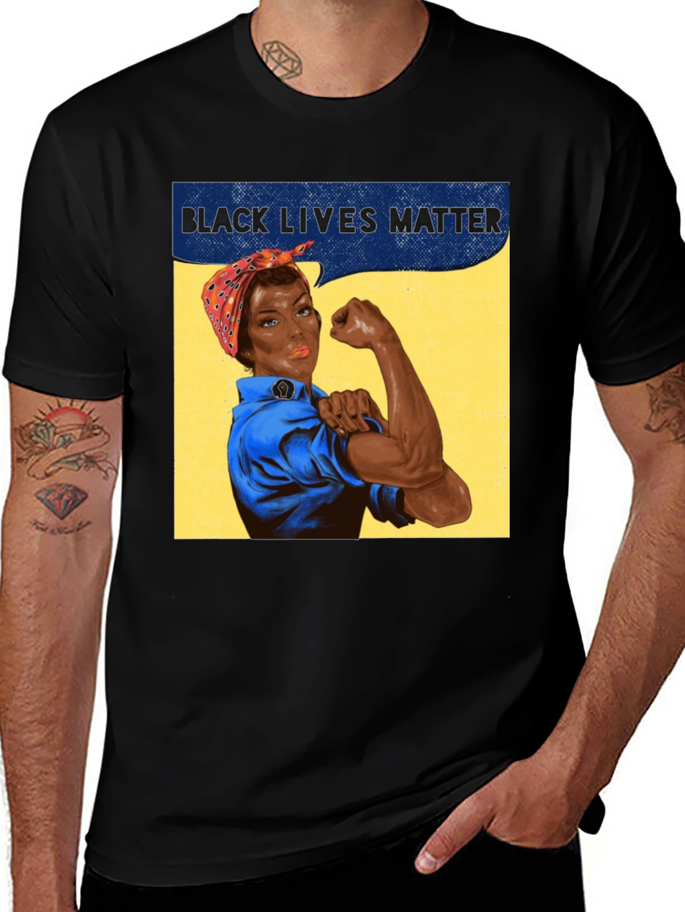 Rosie the Riveter BLM T-Shirt