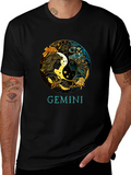 Gemini Zodiac Sign Graphic Tee