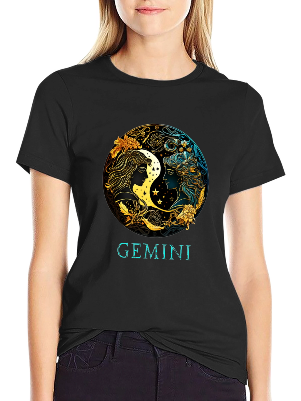 Gemini Zodiac Sign Graphic Tee