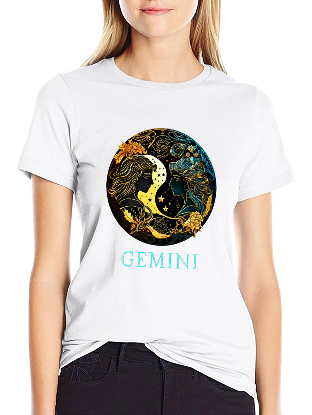 Gemini Zodiac Sign Graphic Tee