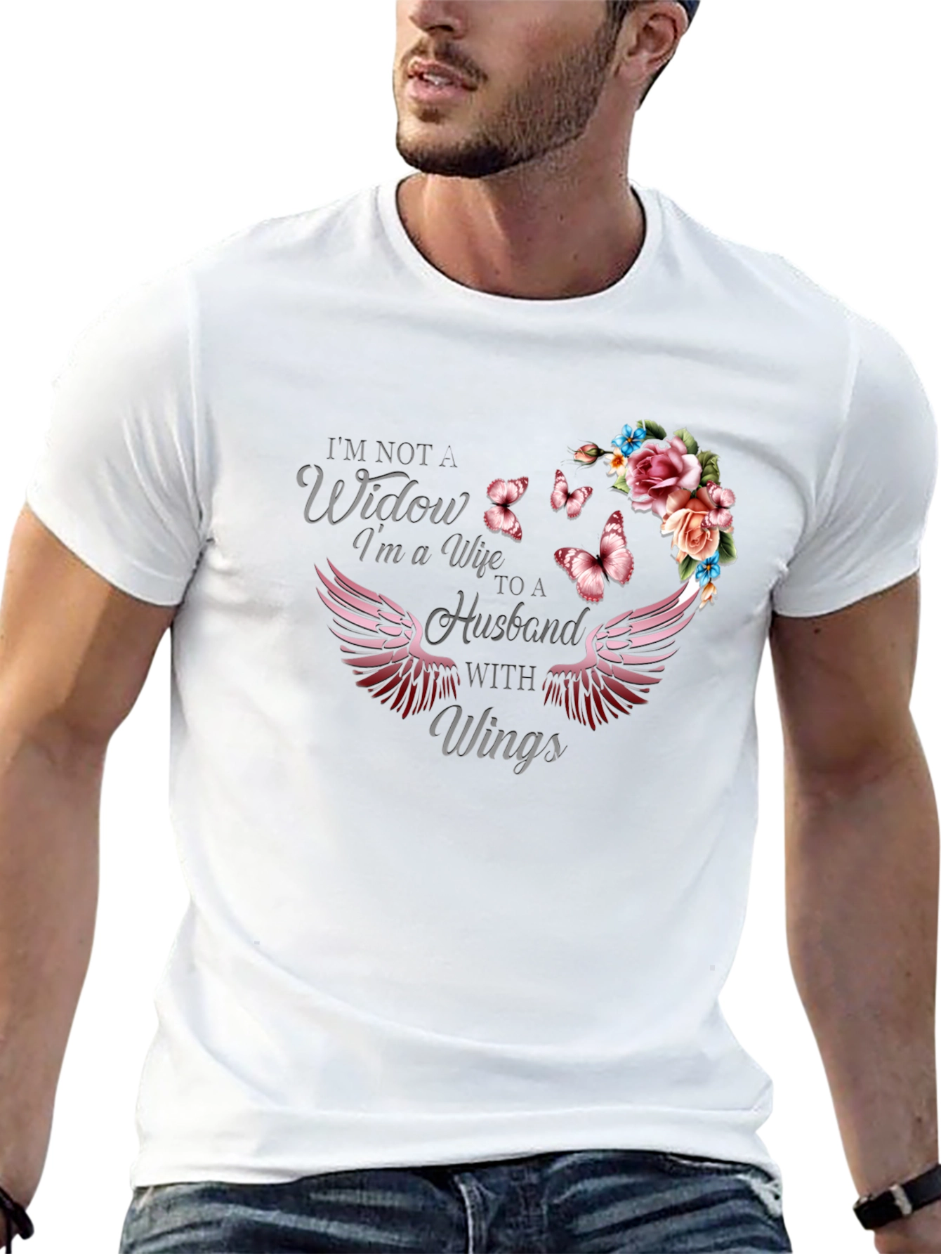 Wife to a Husband with Wings T-Shirt