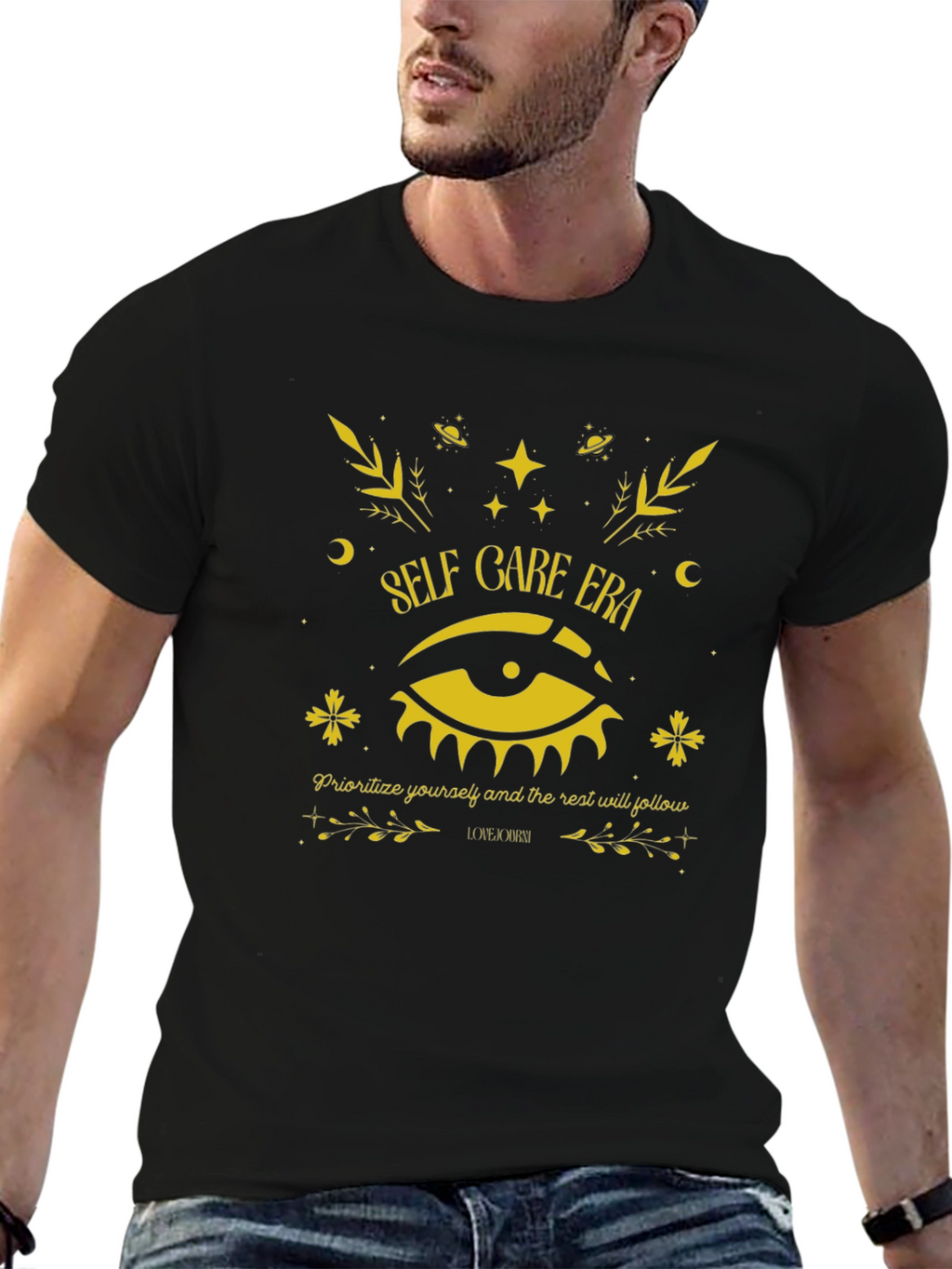 Self Care Era Graphic Tee - Black