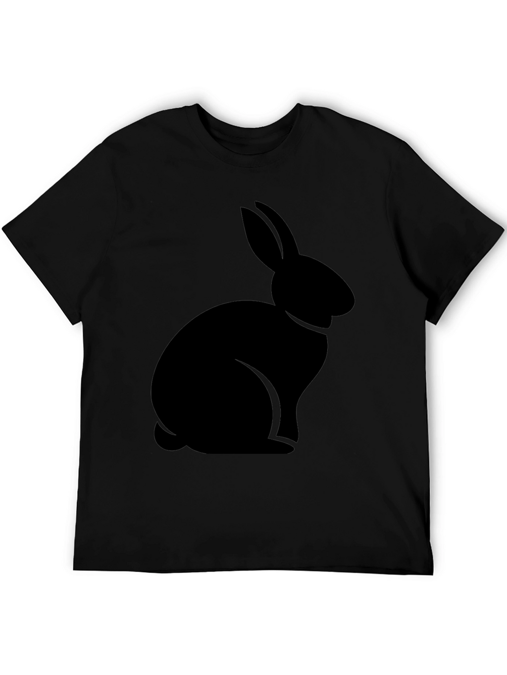 Black Rabbit Graphic Tee - Casual Comfort