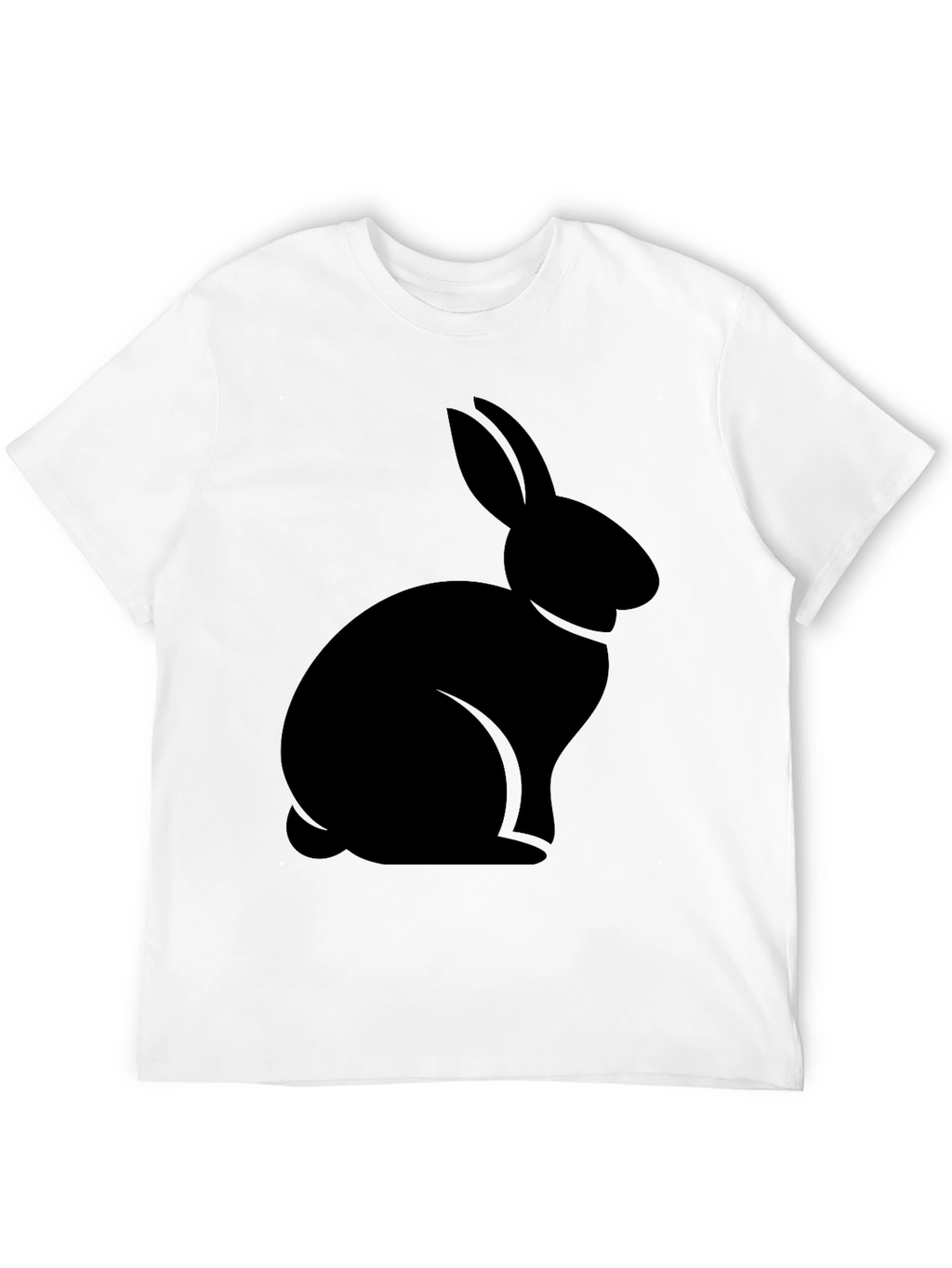 Black Rabbit Graphic Tee - Casual Comfort