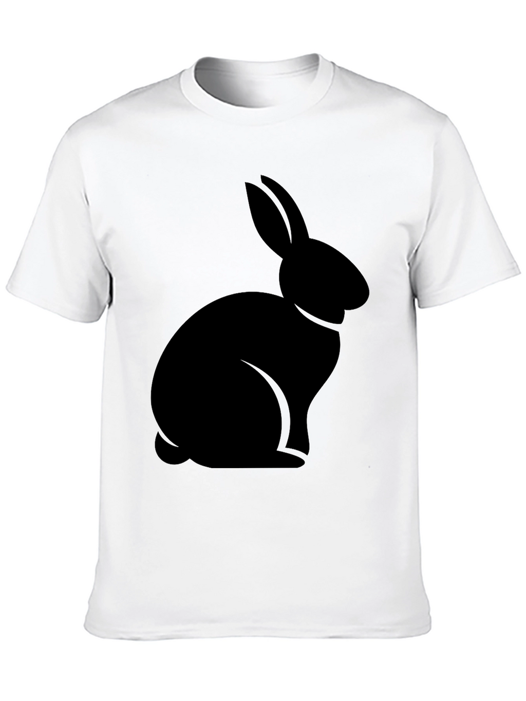 Black Rabbit Graphic Tee - Casual Comfort