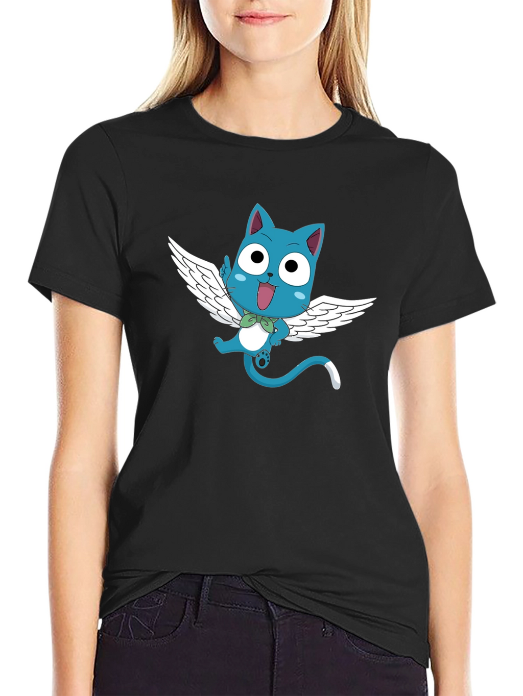 Anime Character Graphic Print T-Shirt