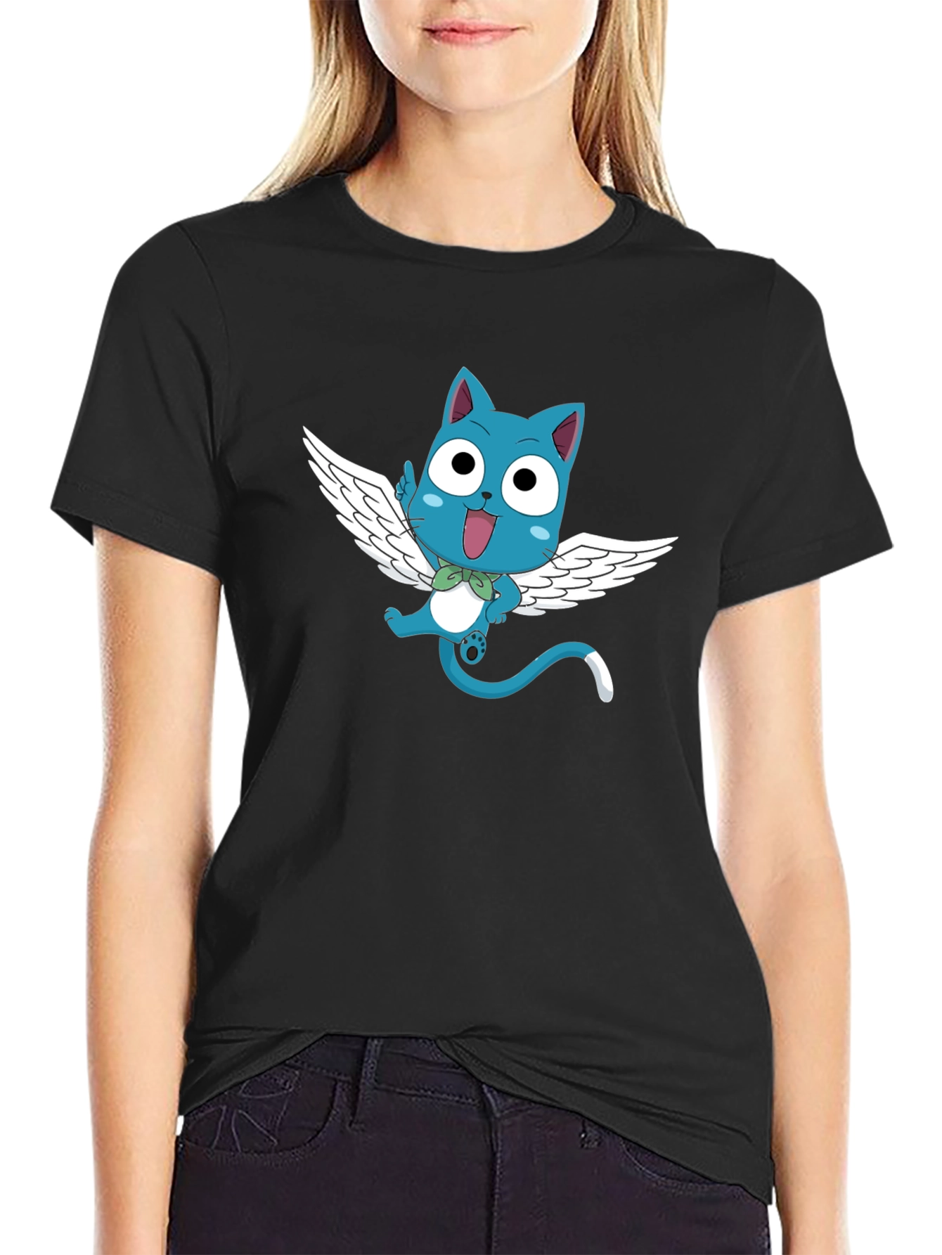 Anime Character Graphic Print T-Shirt
