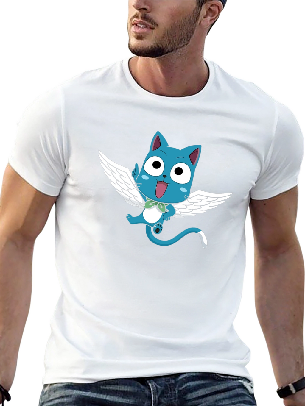 Anime Character Graphic Print T-Shirt