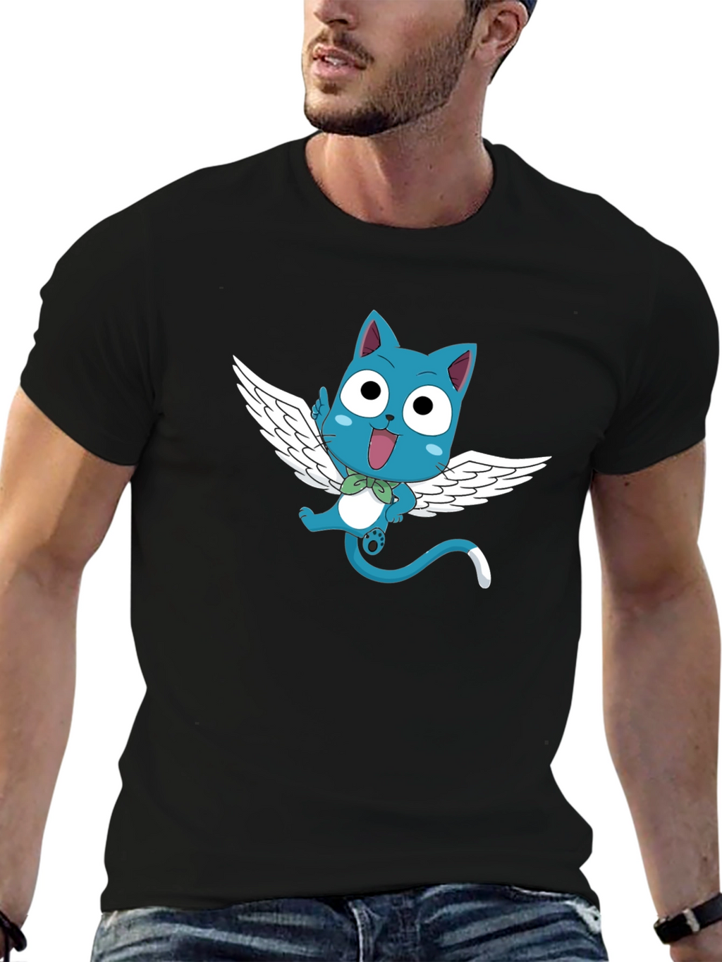 Anime Character Graphic Print T-Shirt