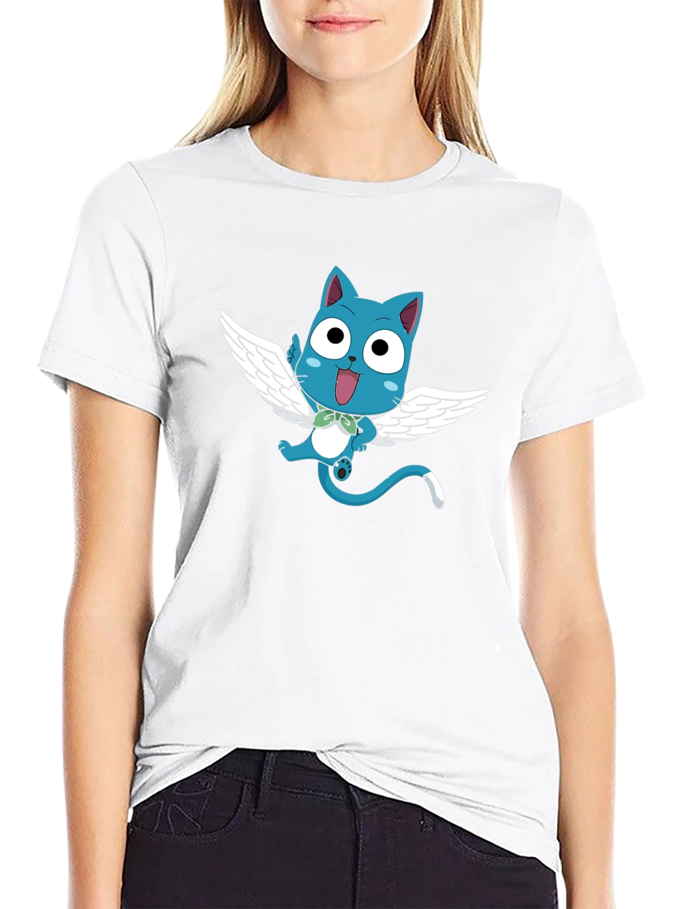 Anime Character Graphic Print T-Shirt