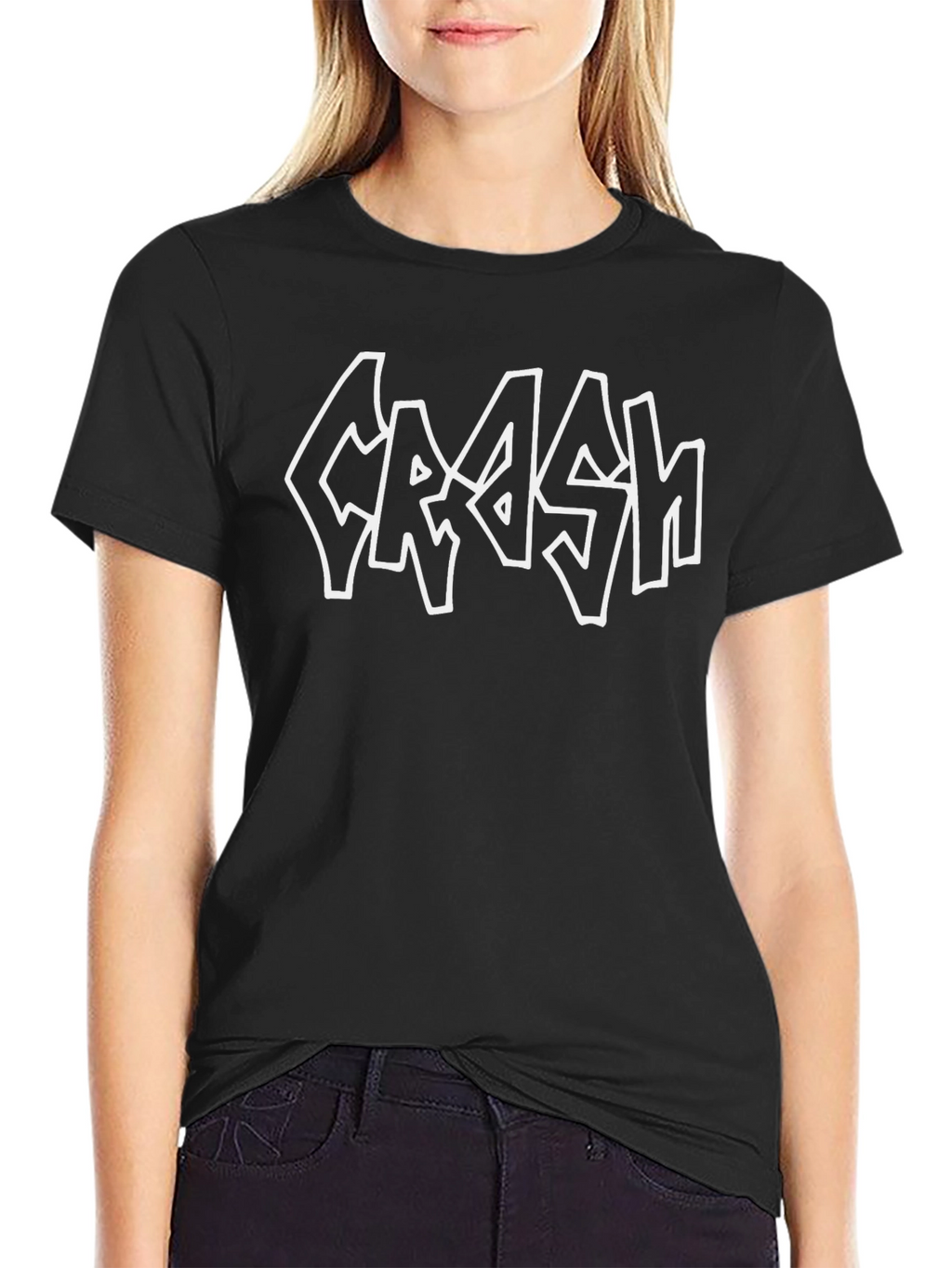 Crash Graphic T-Shirt - Black