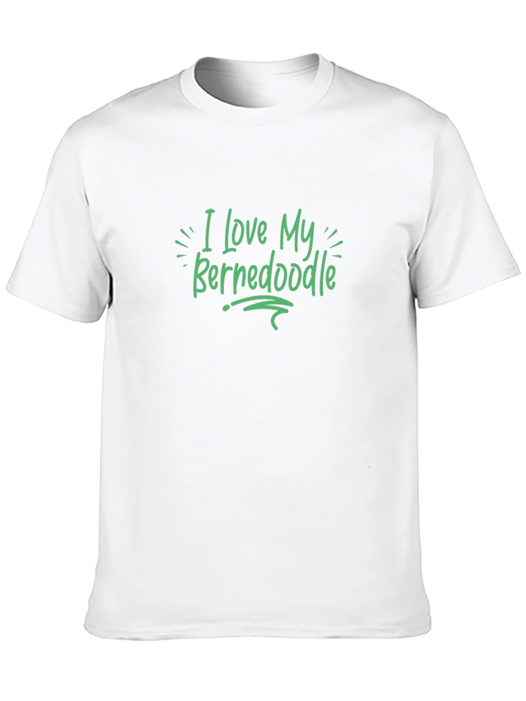 I Love My Bernedoodle Graphic Tee - Black