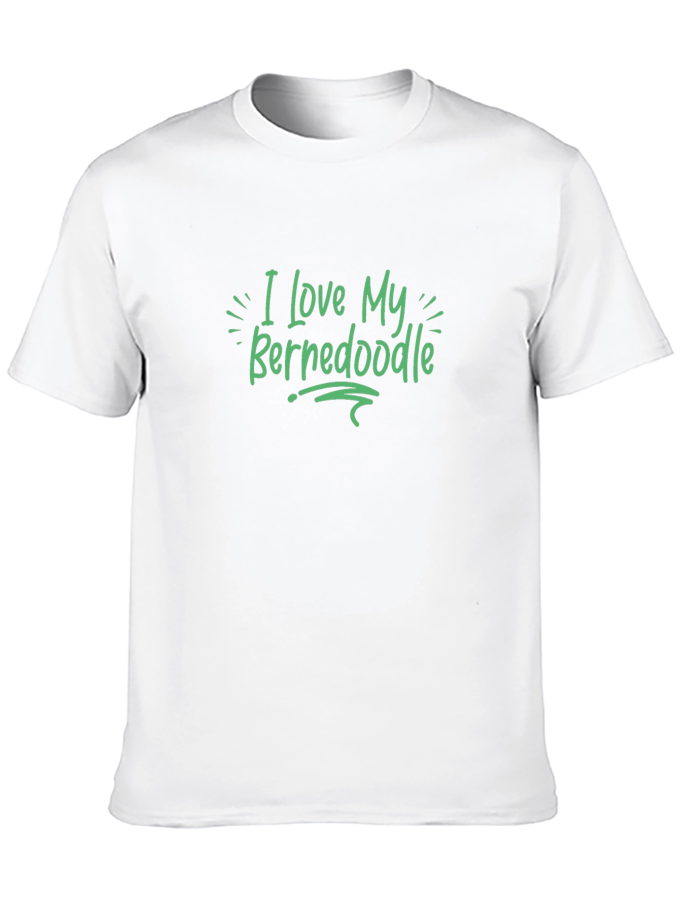 I Love My Bernedoodle Graphic Tee - Black