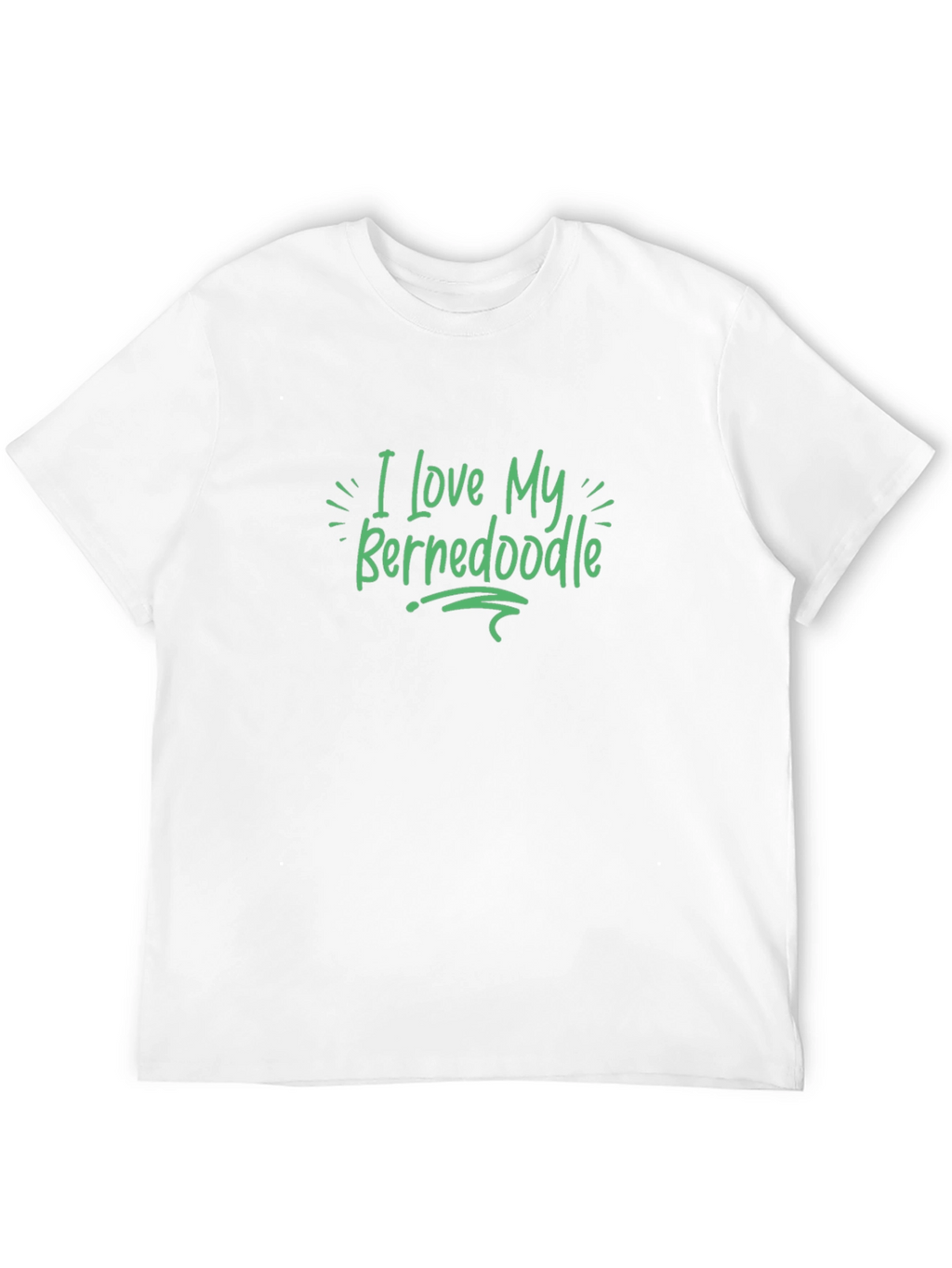 I Love My Bernedoodle Graphic Tee - Black
