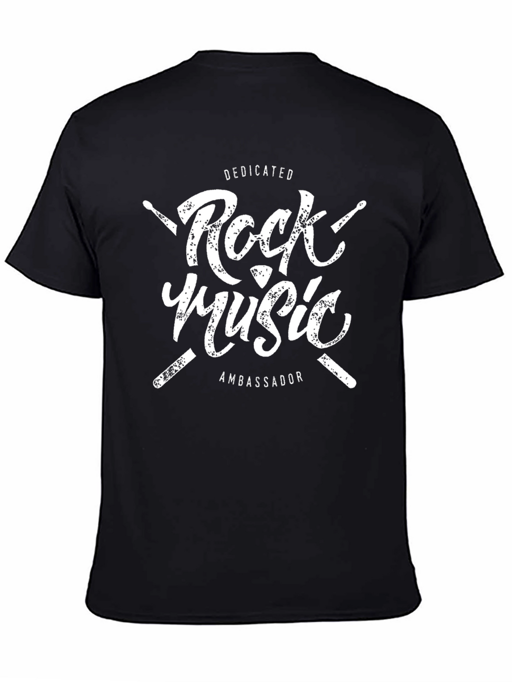 Rock Music Dedicated Ambassador Graphic T-Shirt