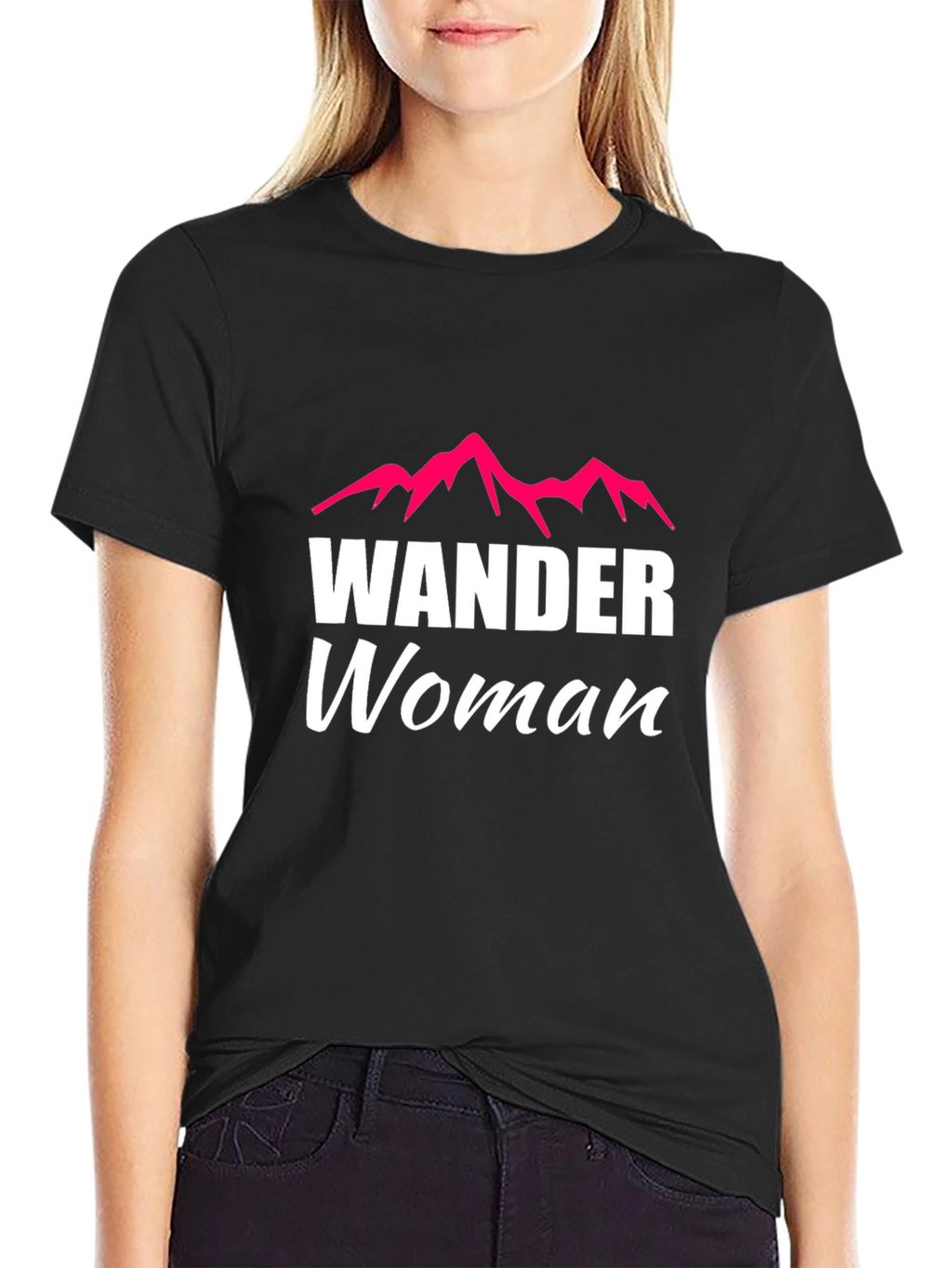 Wander Woman Graphic Tee - Black T-Shirt