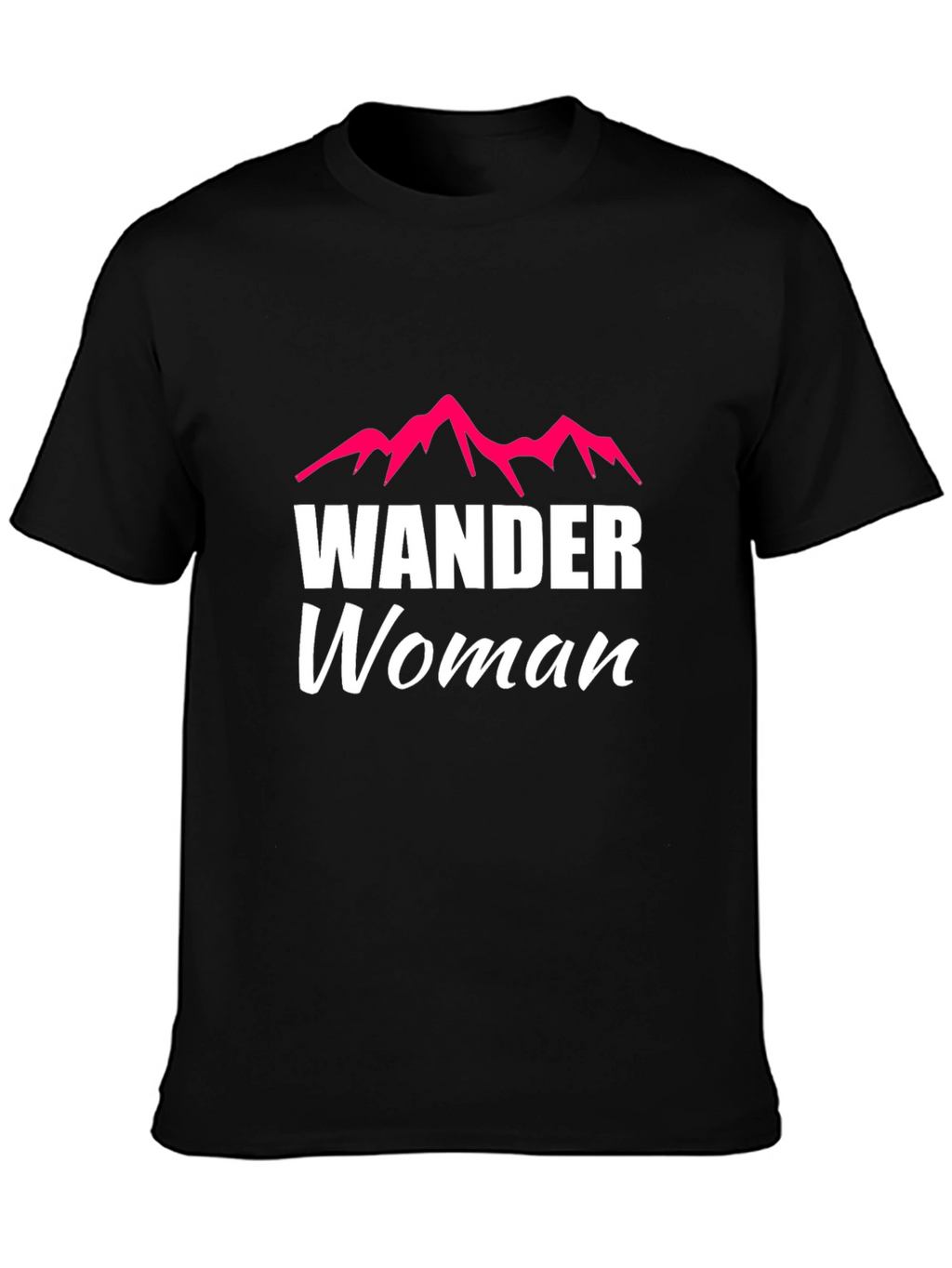 Wander Woman Graphic Tee - Black T-Shirt