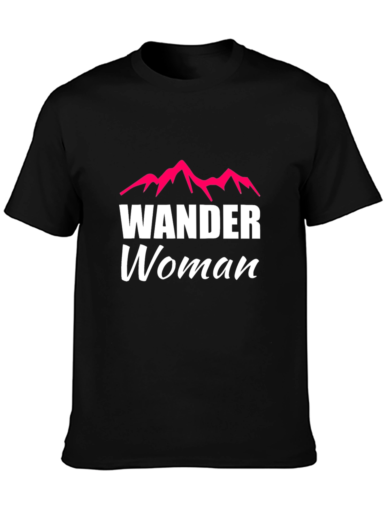 Wander Woman Graphic Tee - Black T-Shirt