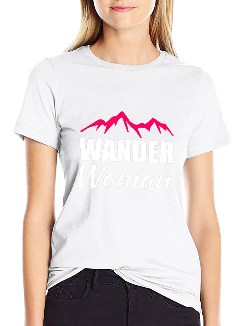 Wander Woman Graphic Tee - Black T-Shirt