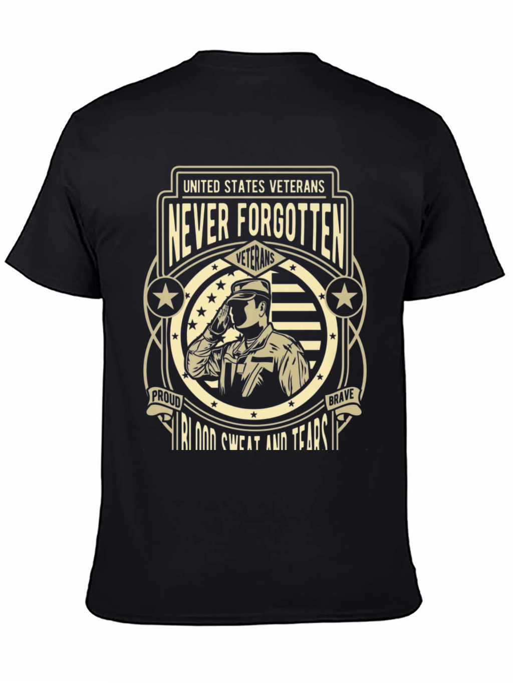 United States Veterans T-Shirt - Never Forgotten