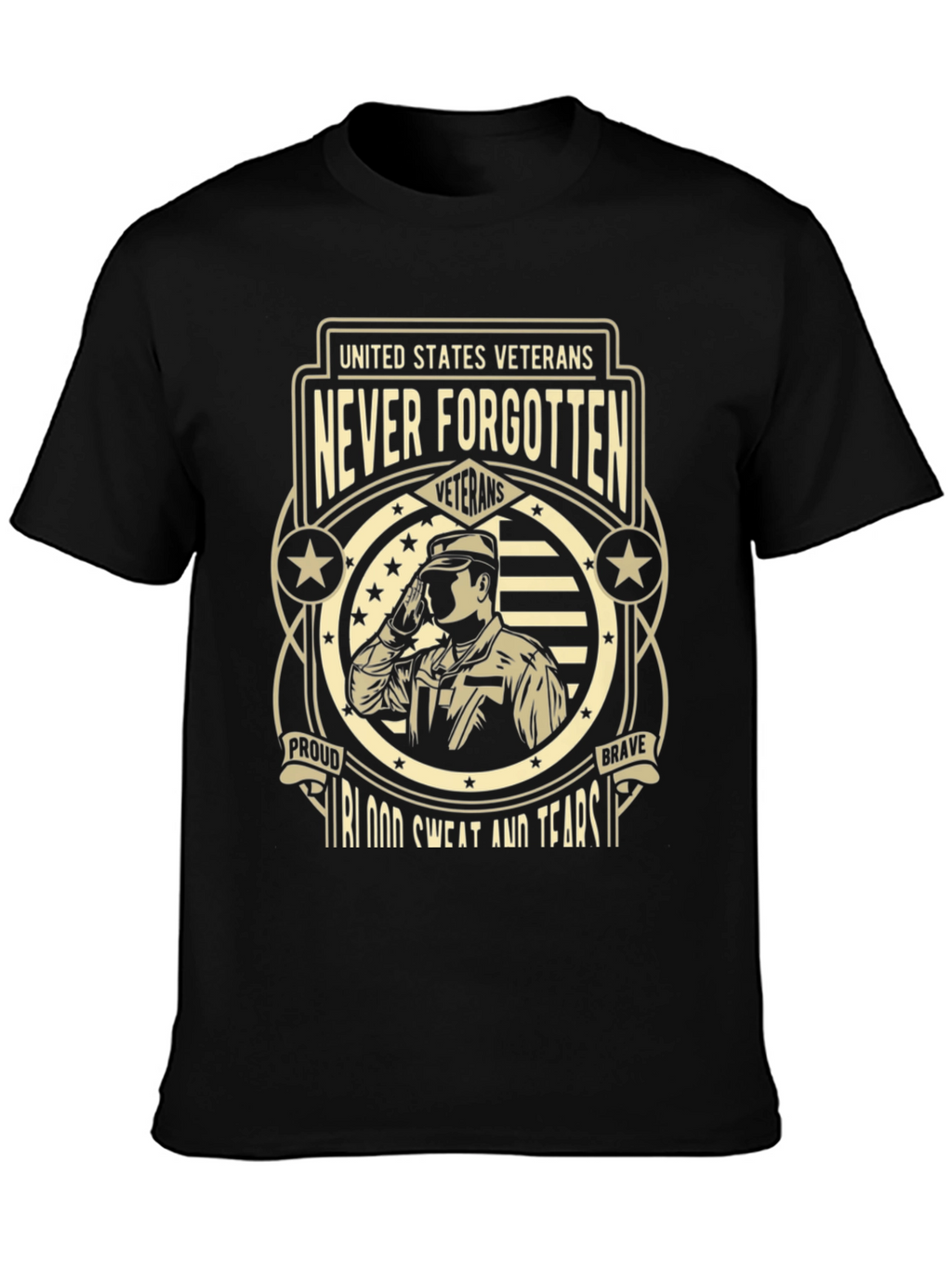 United States Veterans T-Shirt - Never Forgotten