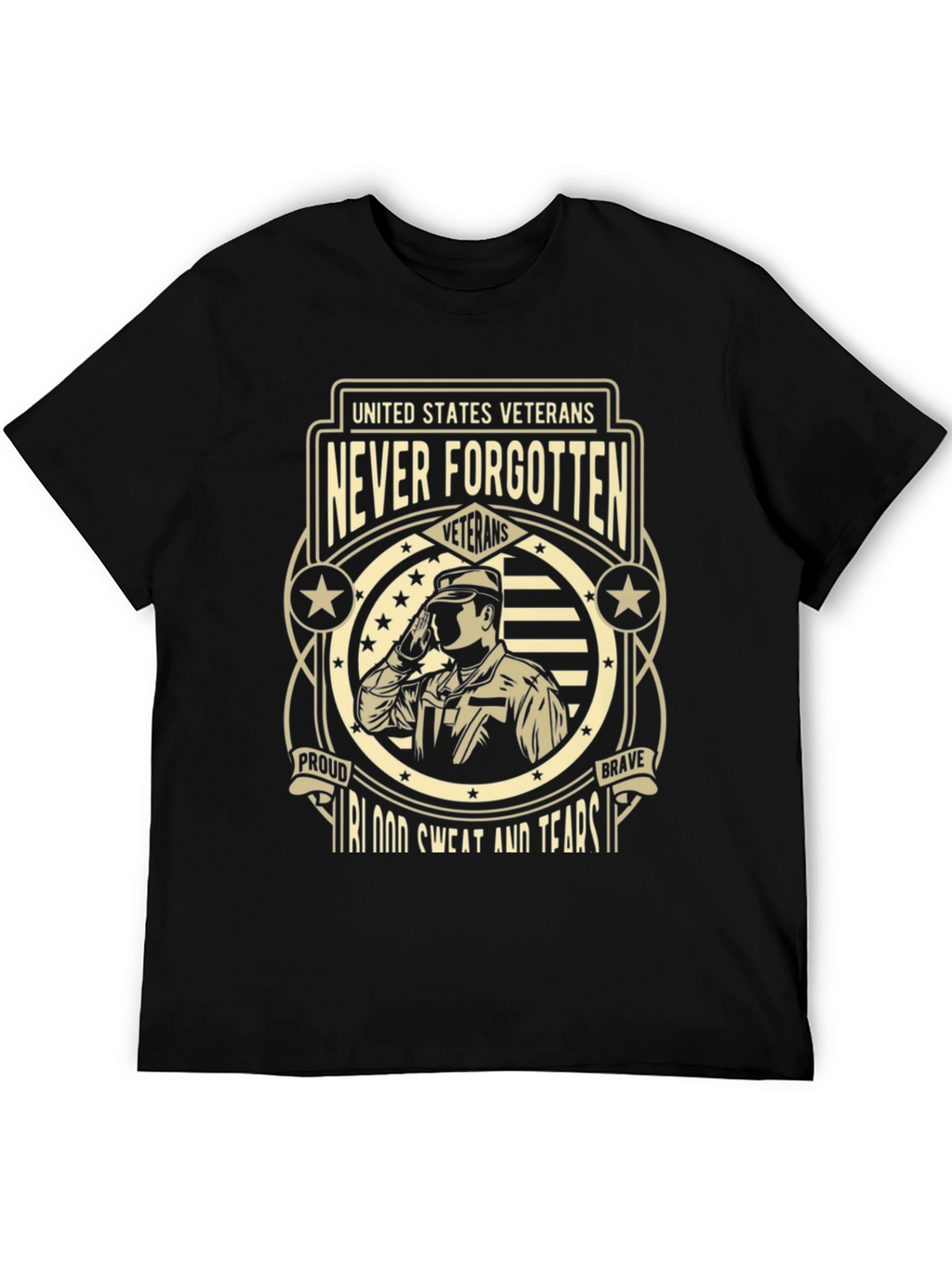 United States Veterans T-Shirt - Never Forgotten