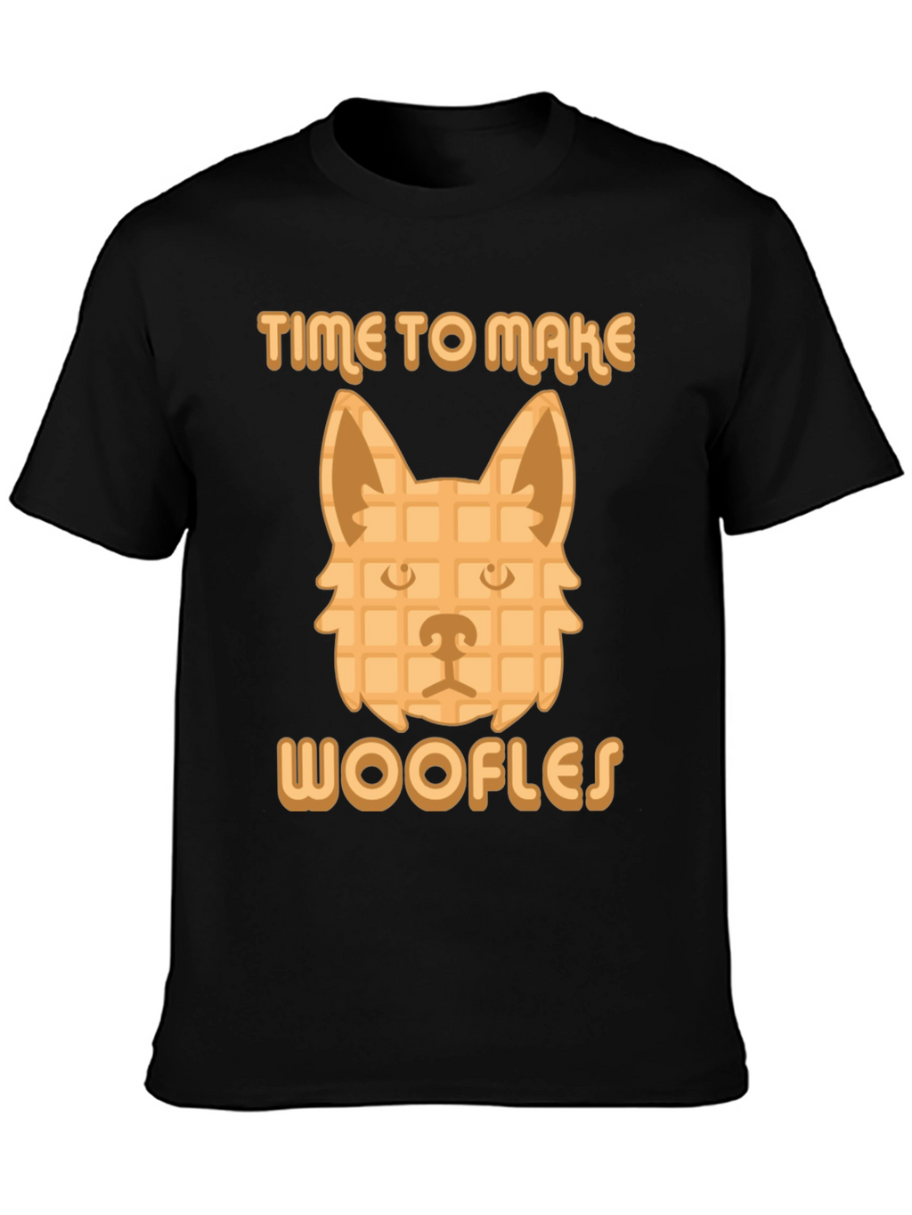 Time to Make Woofles Funny Dog Waffle T-Shirt