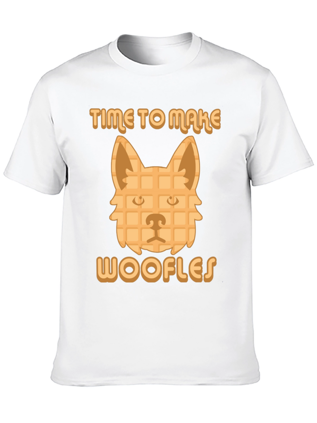 Time to Make Woofles Funny Dog Waffle T-Shirt