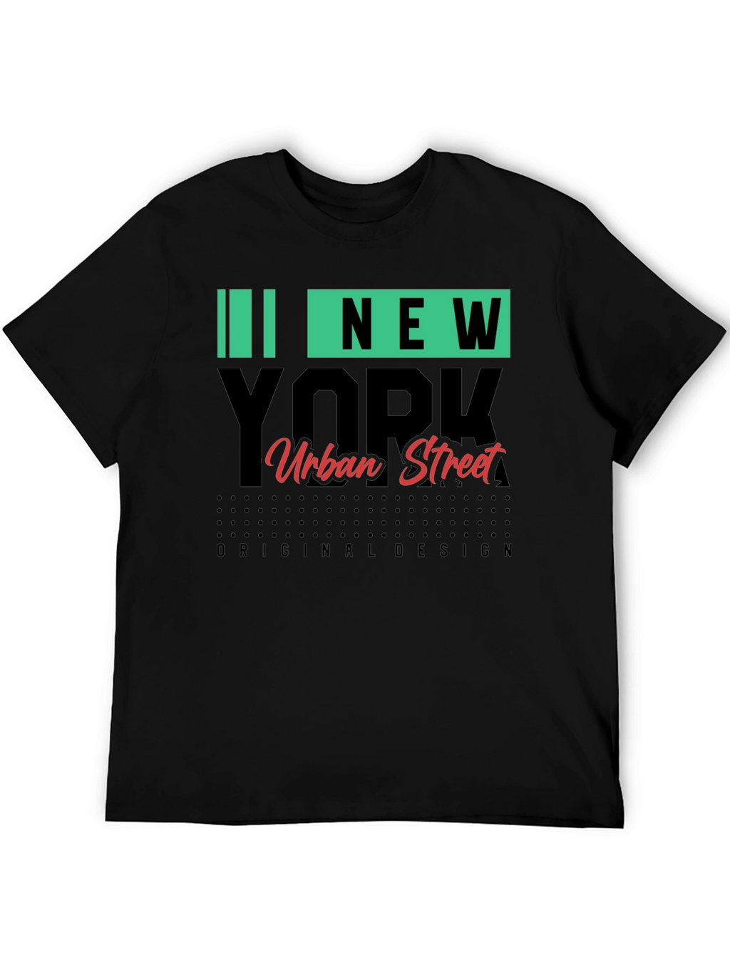 New York Urban Street Black T-Shirt