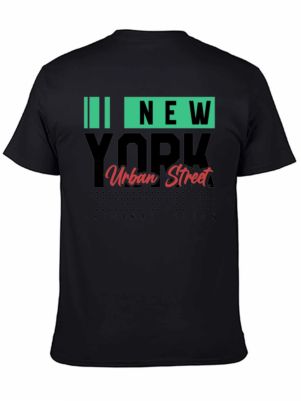 New York Urban Street Black T-Shirt
