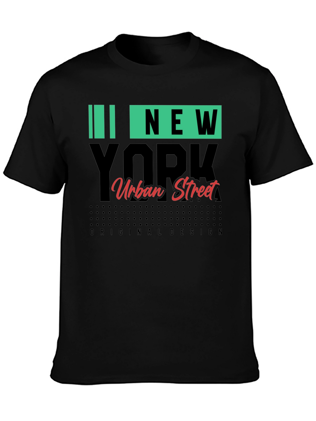 New York Urban Street Black T-Shirt