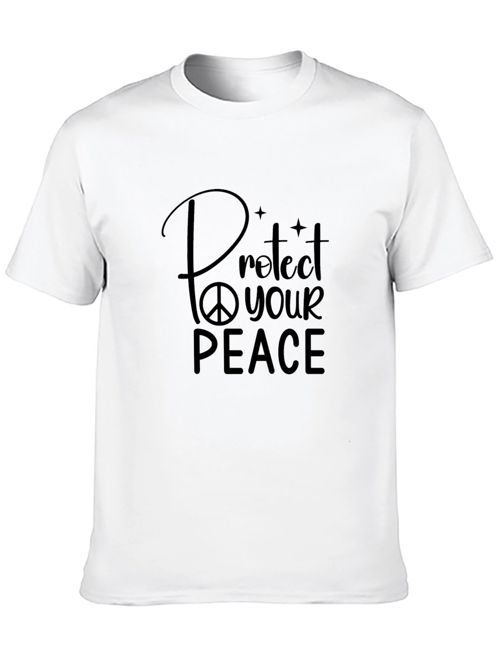 Protect Your Peace Graphic Tee - Black T-Shirt