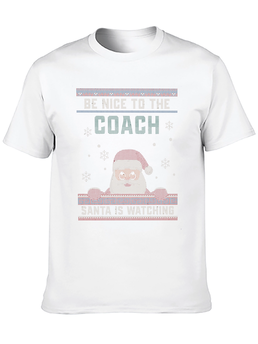 Funny Coach Santa Ugly Christmas Sweater T-Shirt