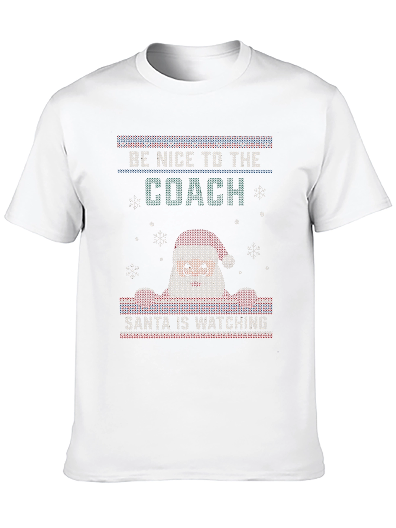 Funny Coach Santa Ugly Christmas Sweater T-Shirt